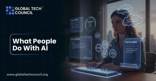 what people do with AI