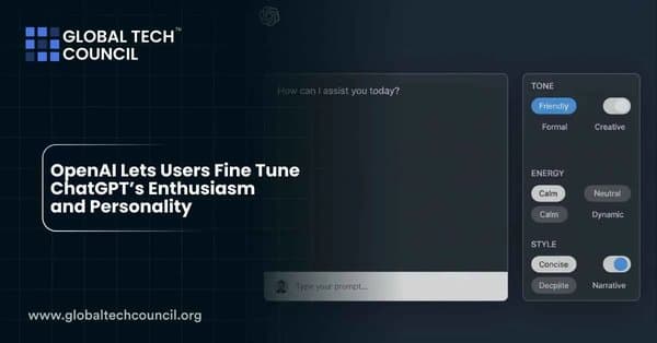 OpenAI Lets Users Fine Tune ChatGPT’s Enthusiasm and Personality