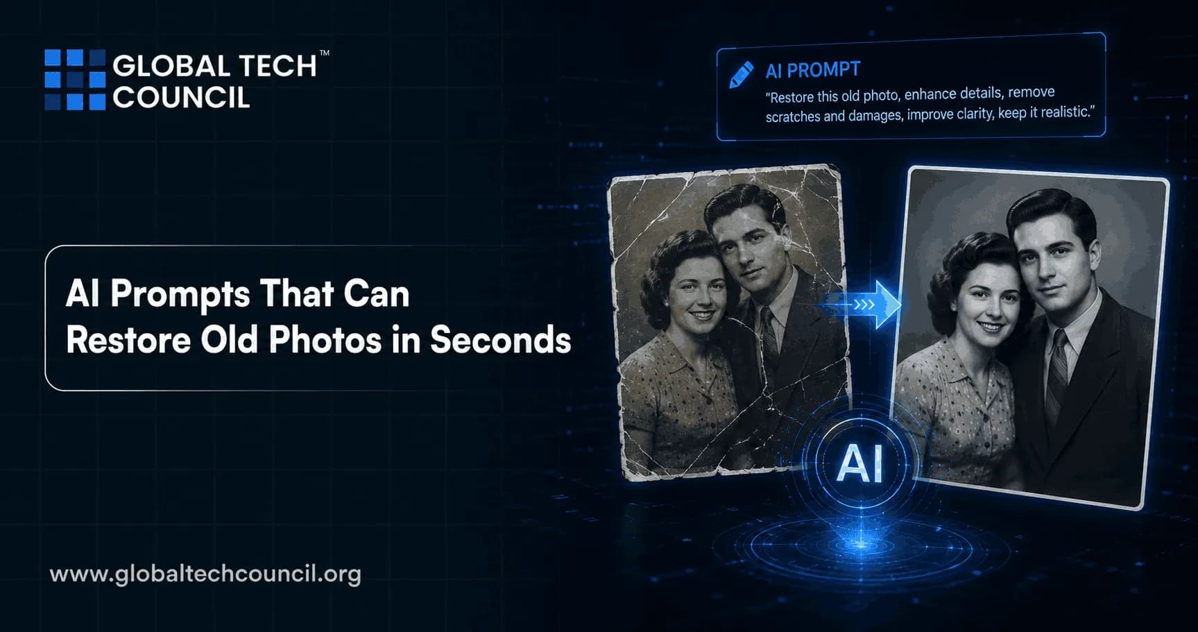 AI Prompts That Can Restore Old Photos in Seconds