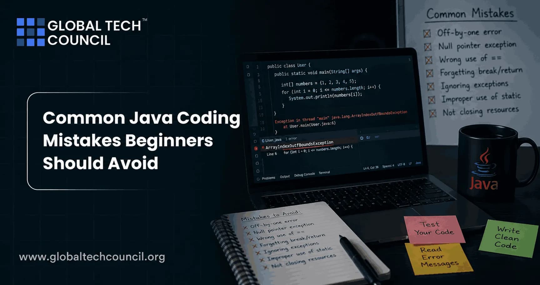 Common Java Coding Mistakes Beginners Should Avoid