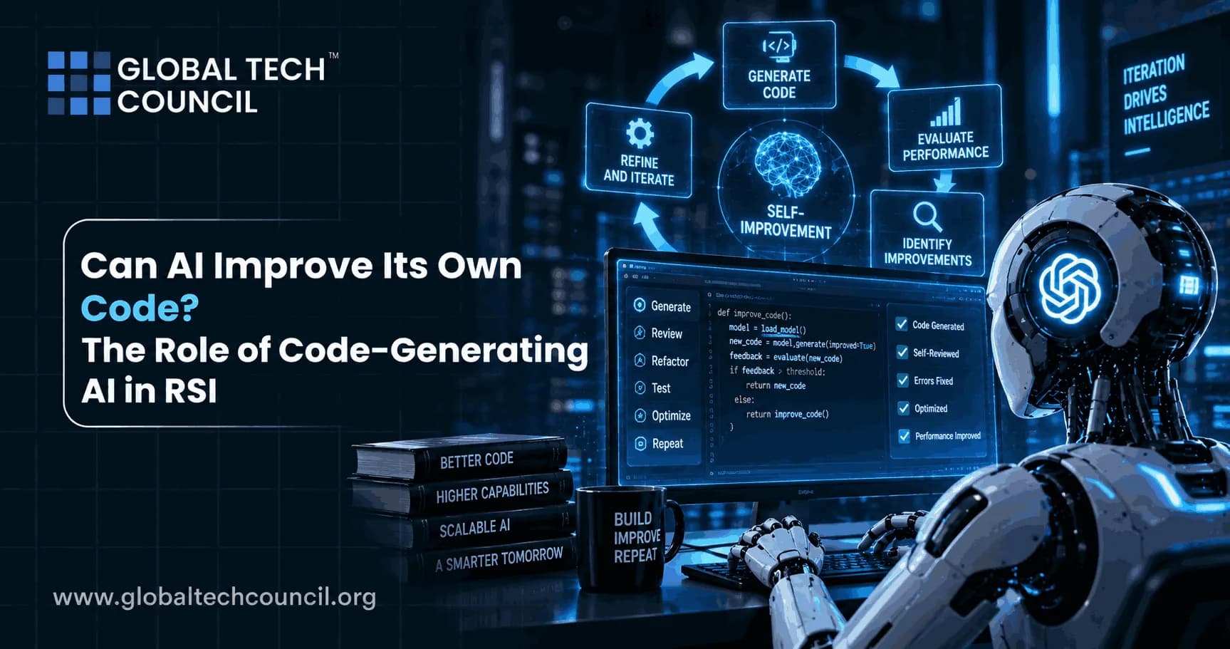 Can AI Improve Its Own Code? The Role of Code-Generating AI in RSI