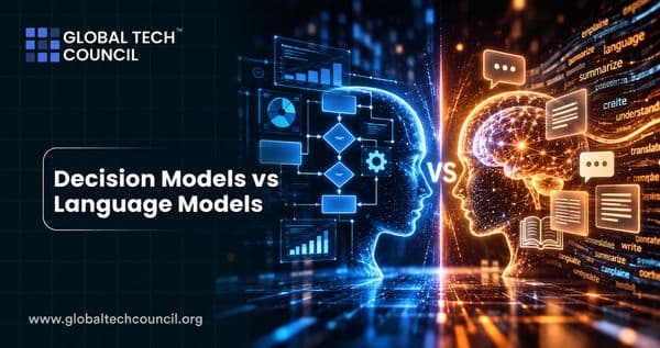 Decision Models vs Language Models