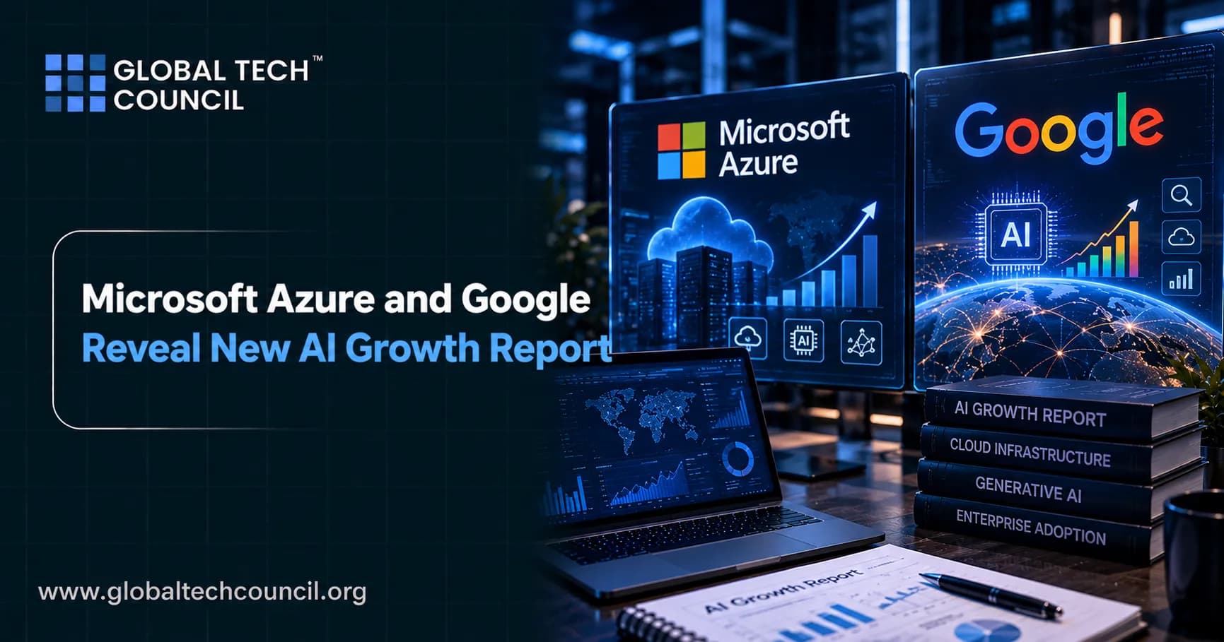 Microsoft Azure and Google Reveal New AI Growth Report