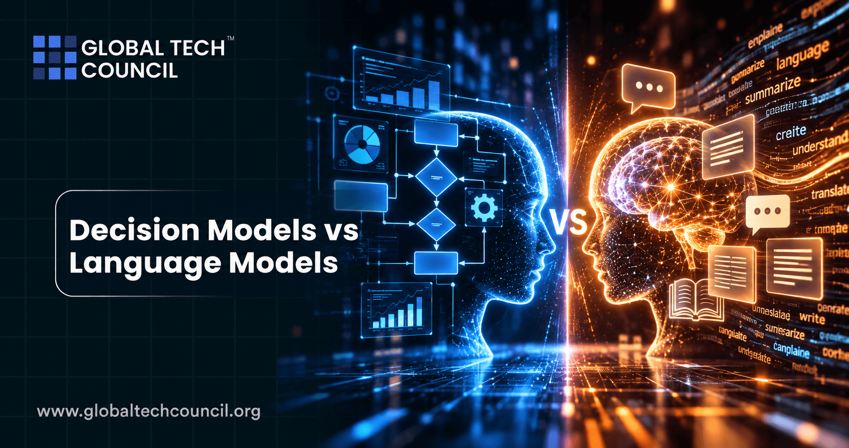 Decision Models vs Language Models