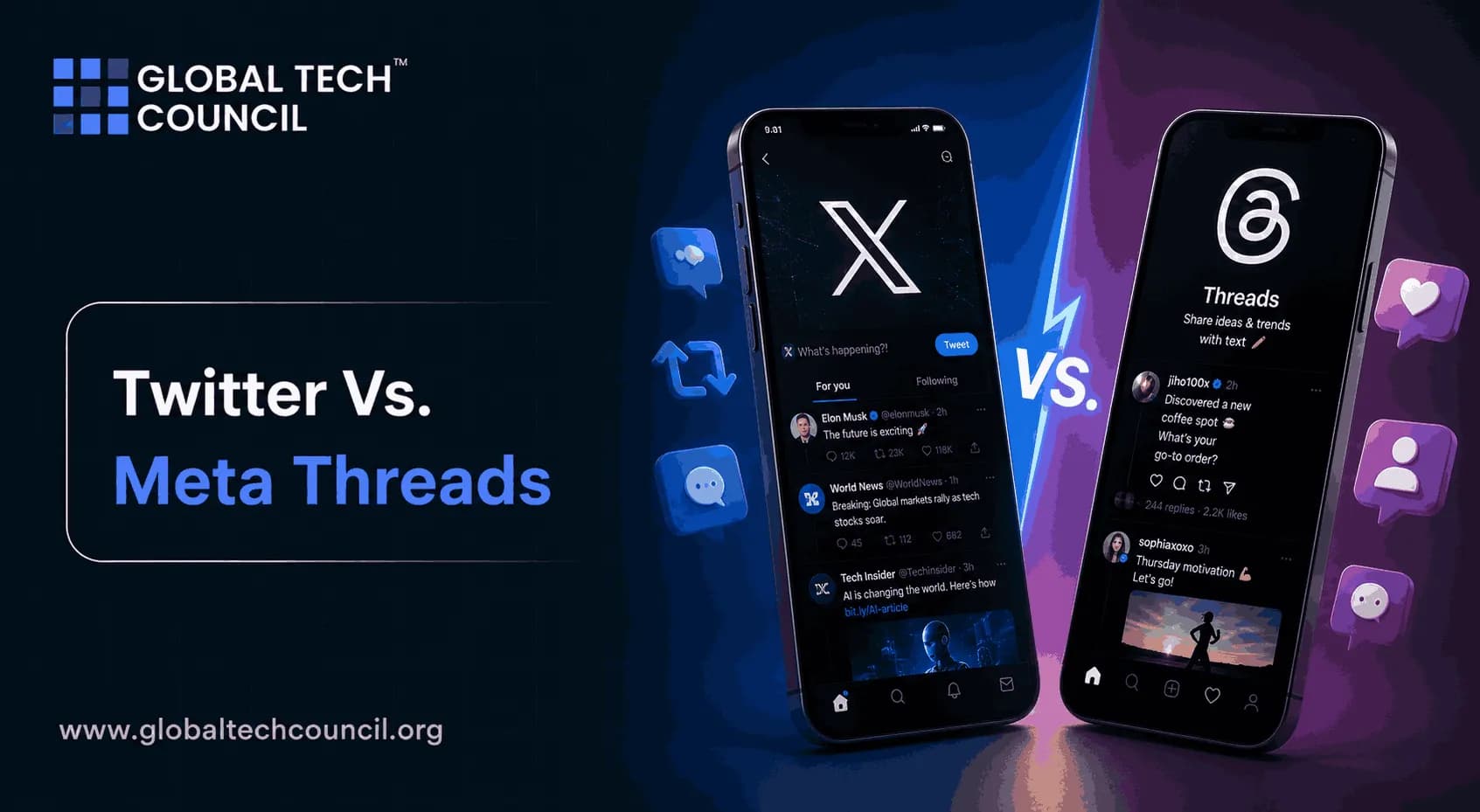 Twitter Vs. Meta Threads
