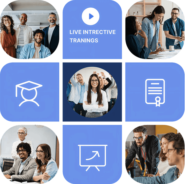 Learner studying blockchain and AI certifications
