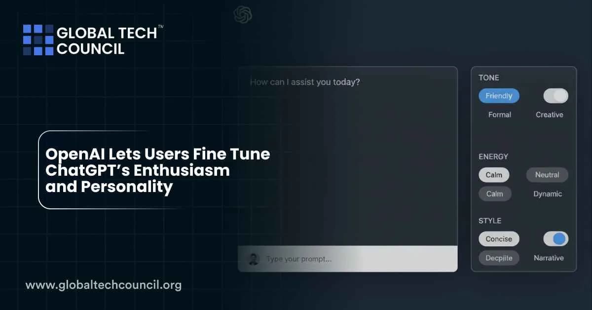 OpenAI Lets Users Fine Tune ChatGPT’s Enthusiasm and Personality