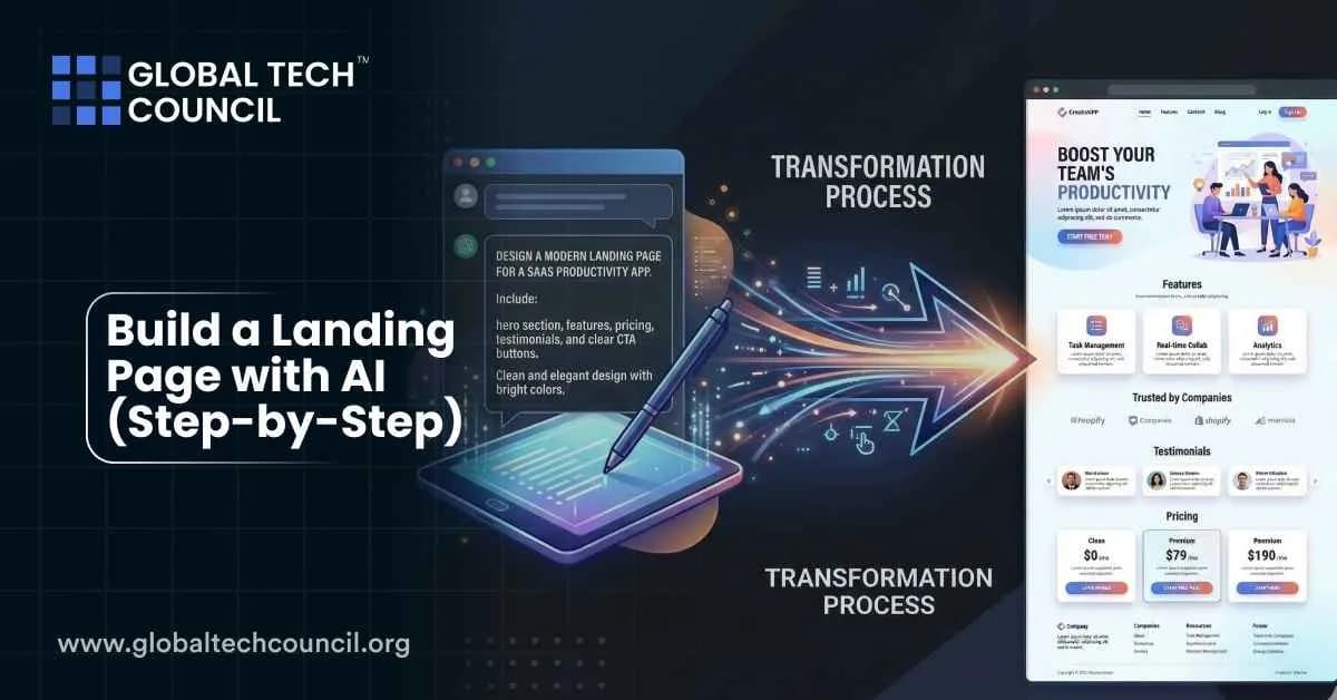 Build a Landing Page with AI