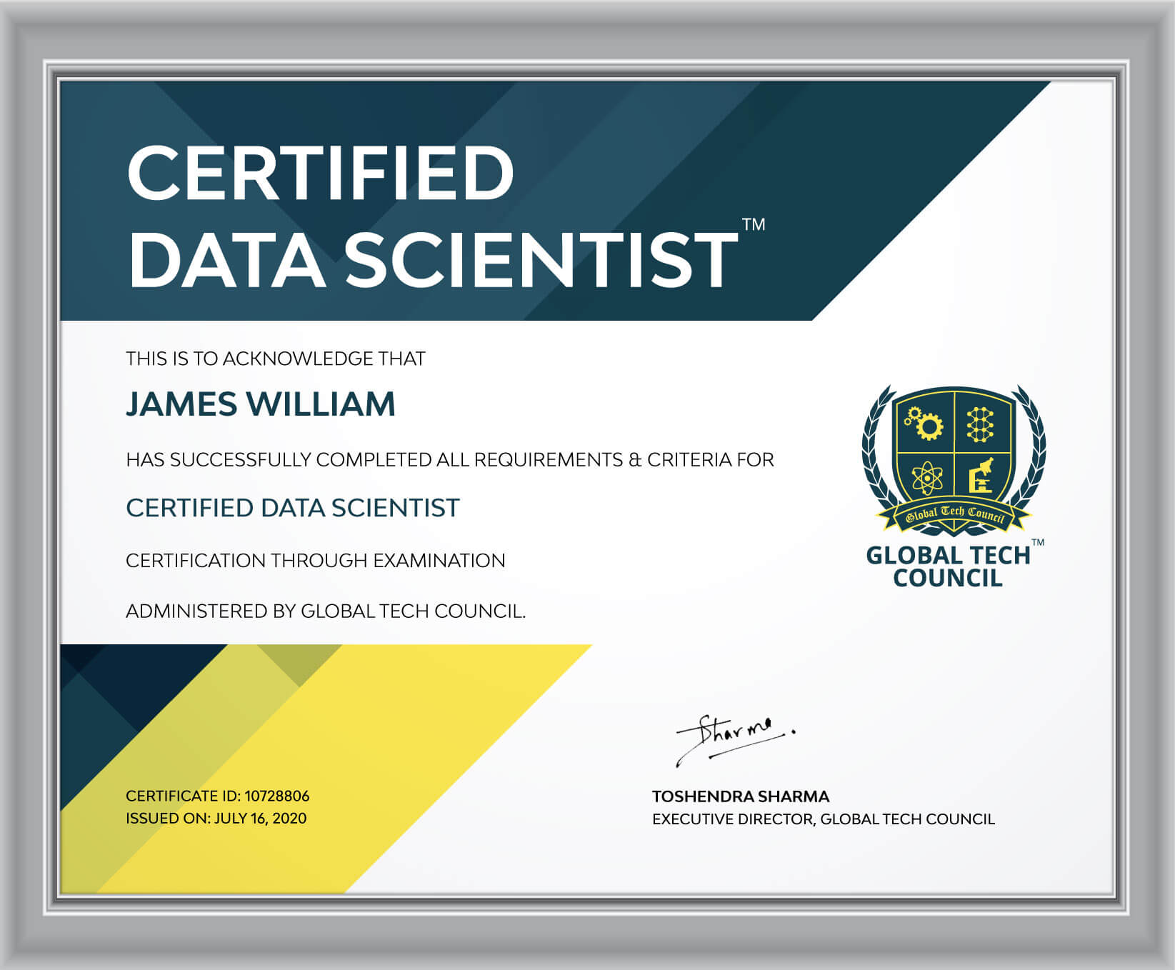 Certified-Data-Scientist-Frame