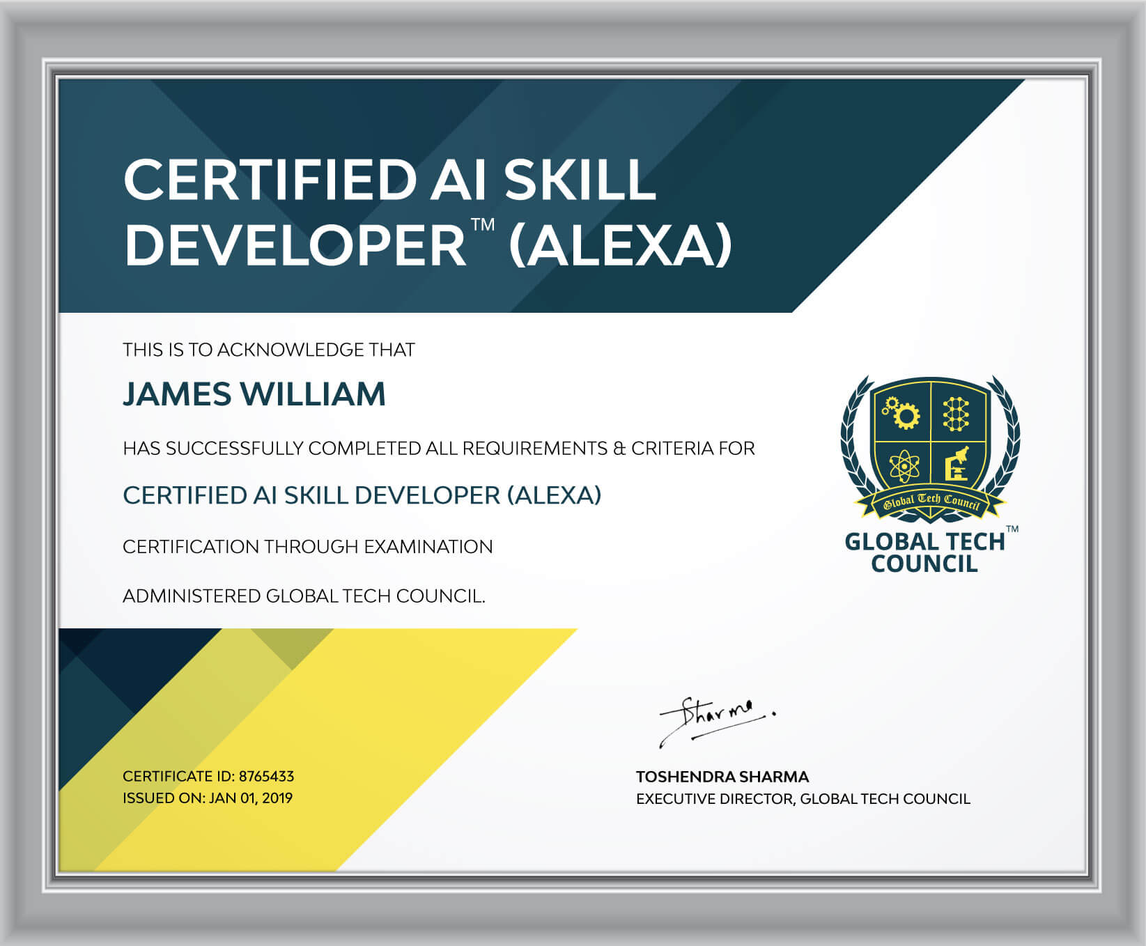 Certified-AI-Skill-Developer-(Alexa)-Frame