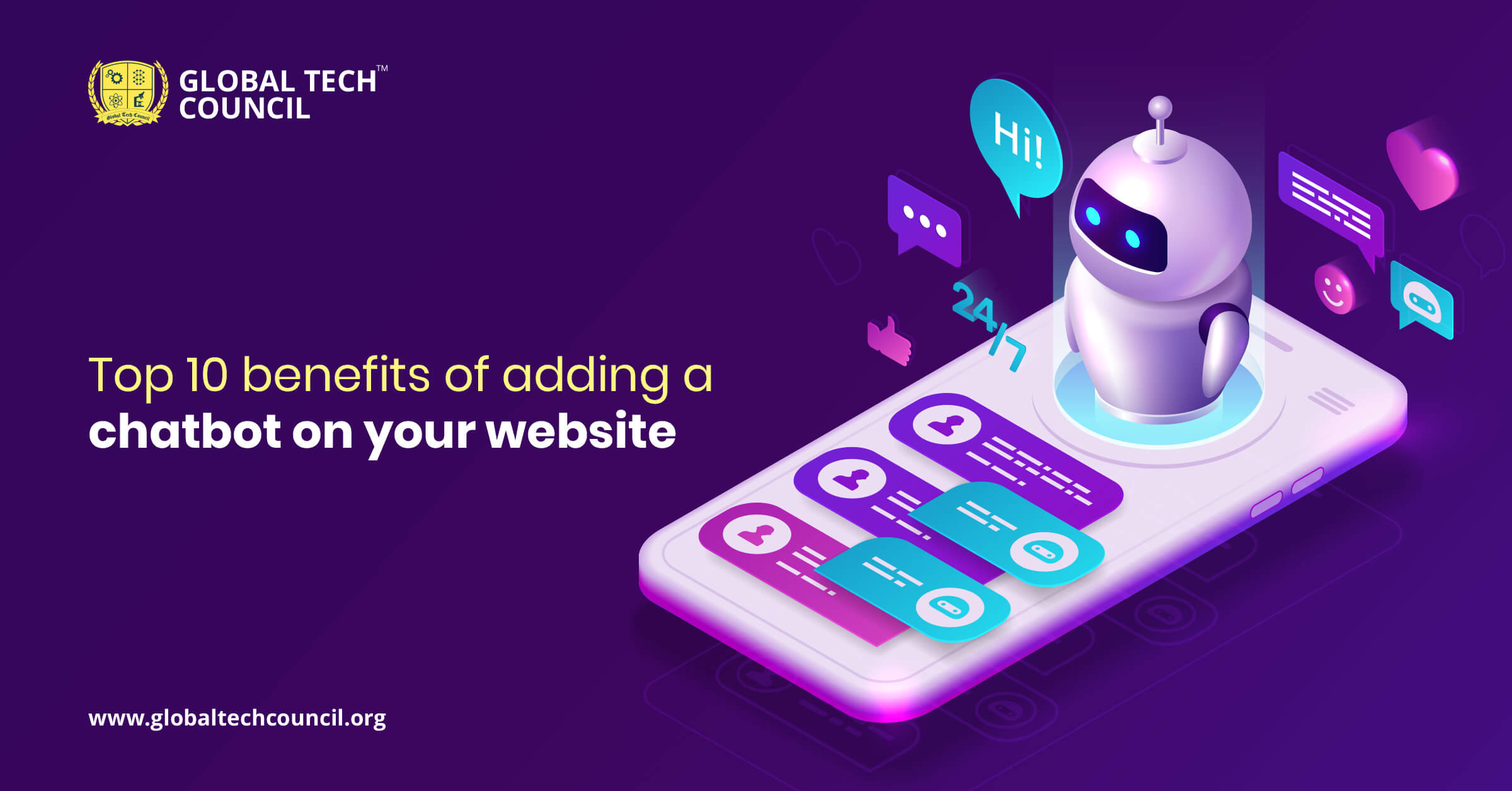 Top 10 benefits of adding a chatbot on your website